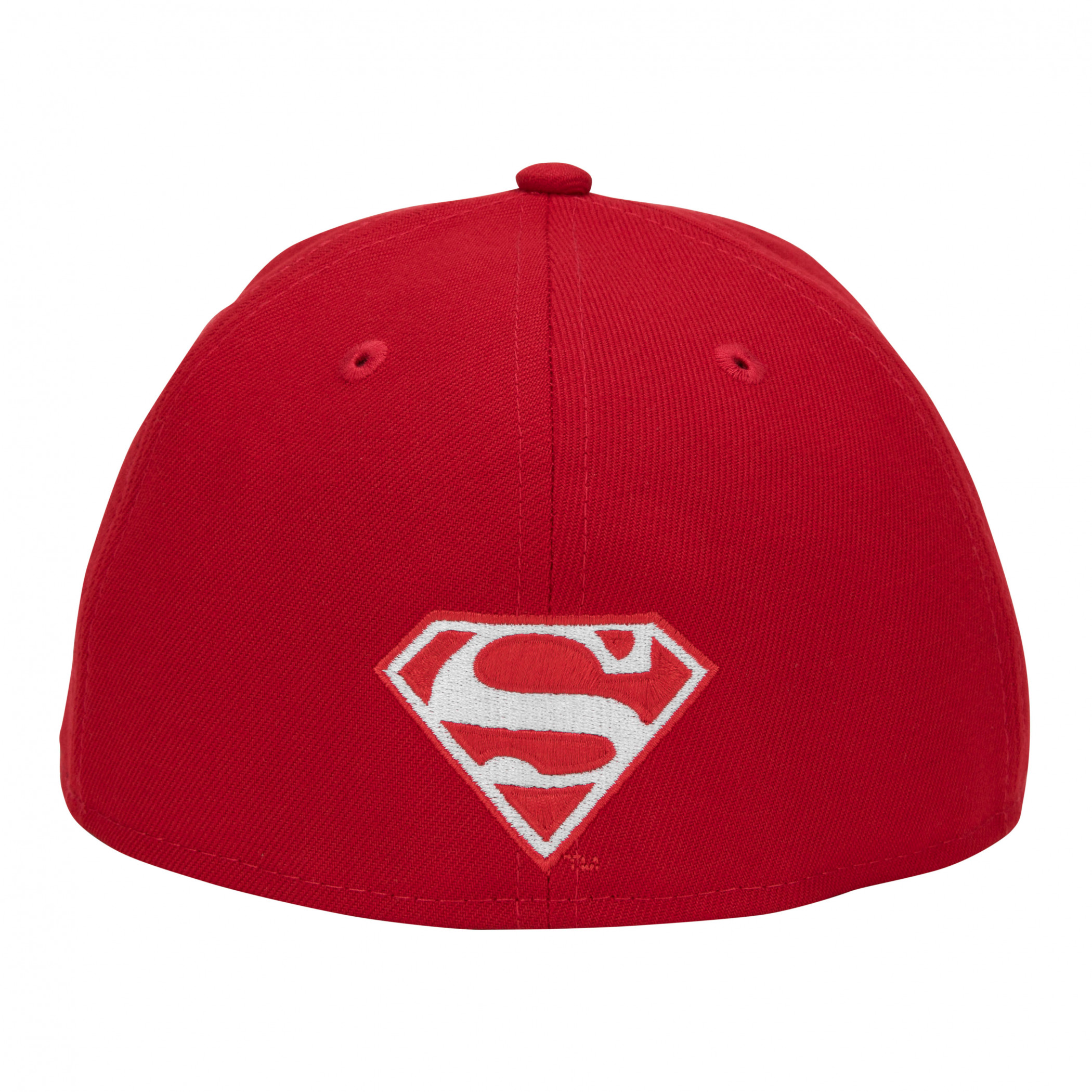 Superman Low Profile Red New Era 59Fifty Fitted Hat